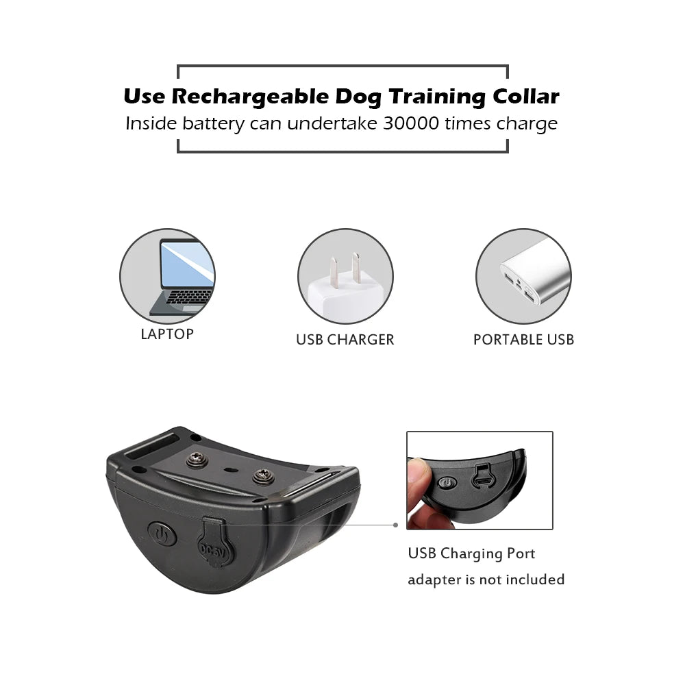 Rechargeable Dog Bark Collar